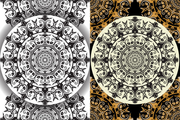 5 Decorative Adult Mandala Coloring Page
