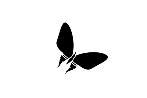 Butterfly Decorative Pattern Silhouette: Graphics and Freebies for Creative Publishing
