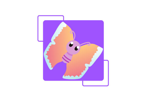Decorative Butterfly Icons Graphics