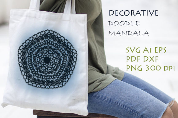 Decorative Doodle Mandala: Graphics and Crafts for Creative Branding