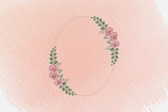 Decorative Watercolor Floral Clip Art
