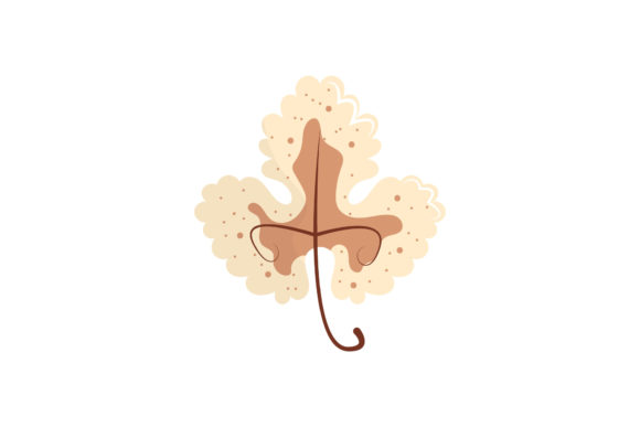 Fall Cute Decorative Leaves Art Graphics