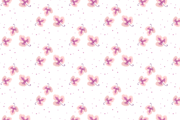 Fall Cute Decorative Leaves Pattern Graphics