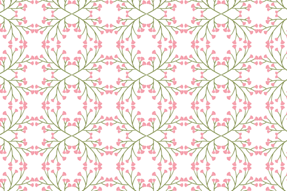 Floral Backdrop Plant Decorative Pattern Graphics Freebies