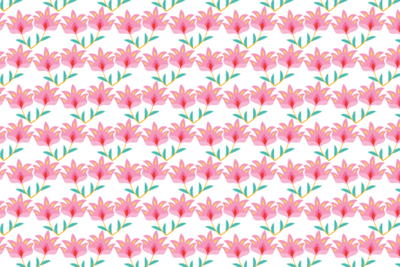 Floral Cute Decorative Pattern: Graphics and Patterns for Creative Publishing
