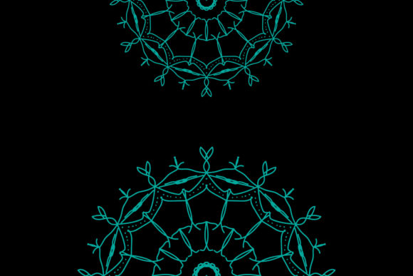 Floral Mandala Decorative Backgrounds Graphics