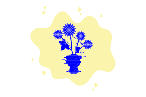 Flower Decorative Cloud Bubble Graphics Freebies