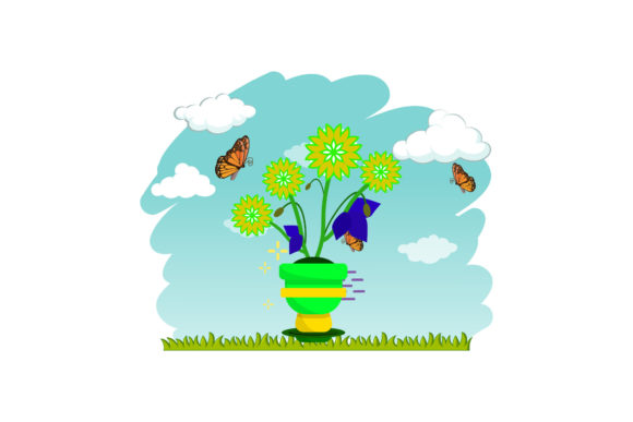 Flower Decorative Sky Cloud Graphics