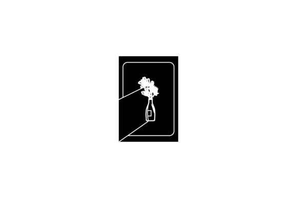 Flowers Decorative Figure Silhouette: Graphics & Icons for Local Branding