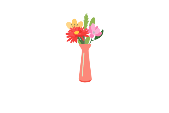 Flowers Pot Decorative Graphics