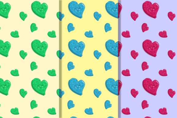 Kawaii Heart Decorative Cartoon Pattern Graphics