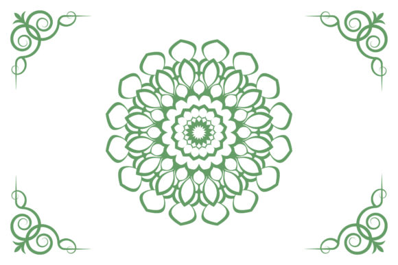 Mandala Decorative Flower Art Graphics and Patterns
