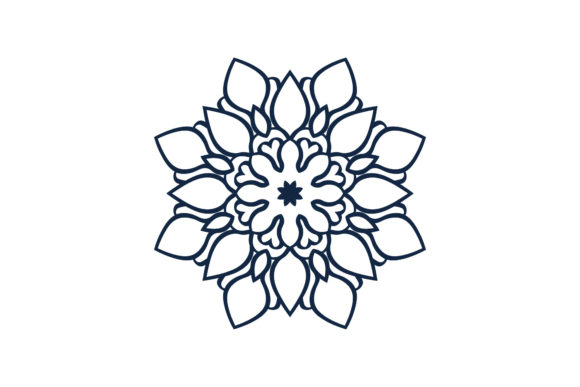 Mandala Decorative Henna Pattern Graphics and Crafts