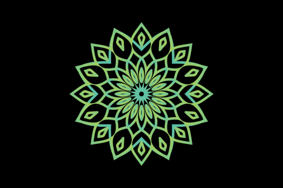 Mandala Gradient Ornament Decorative Graphics