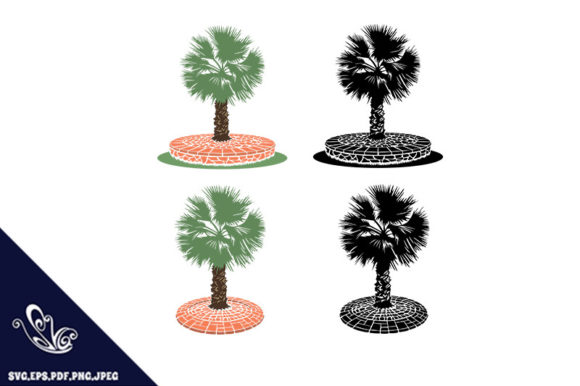 Palm Tree Decorative Graphics