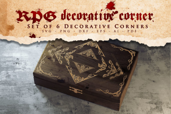 RPG Decorative Corners for Graphics and Crafts